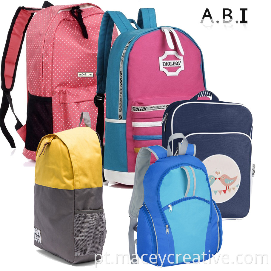 Kit básico de mochila barata do governo de volta às crianças de volta ao kit de bolsa da escola
